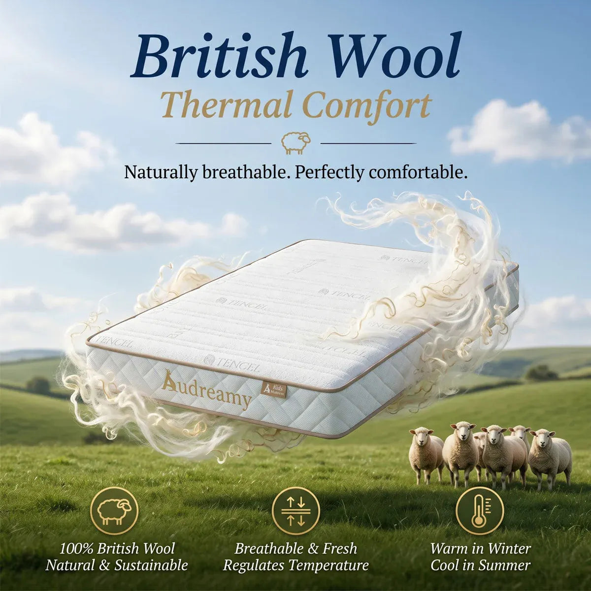 Audreamy Kaveno Kids Mattress Latex Single