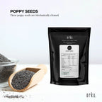 Orku 1Kg Poppy Seeds Unwashed Papaver Somniferum For Baking and Decorating