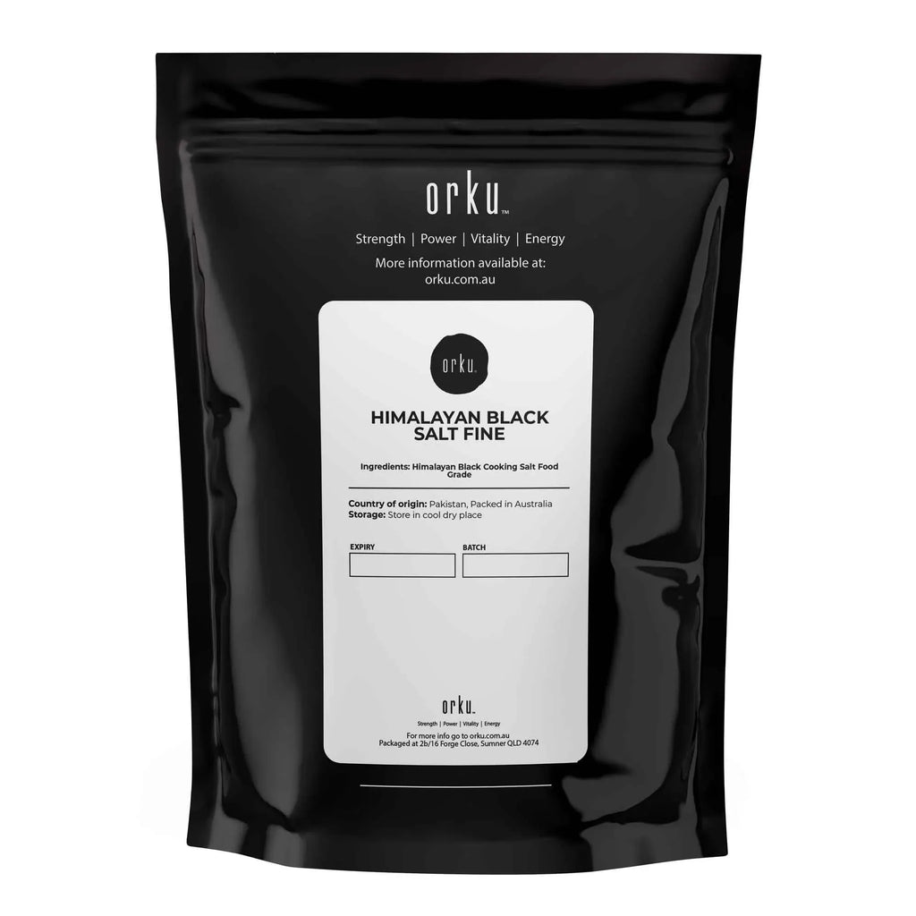 Orku 400g Fine Grain Himalayan Black Salt Kala Namak Table Salt