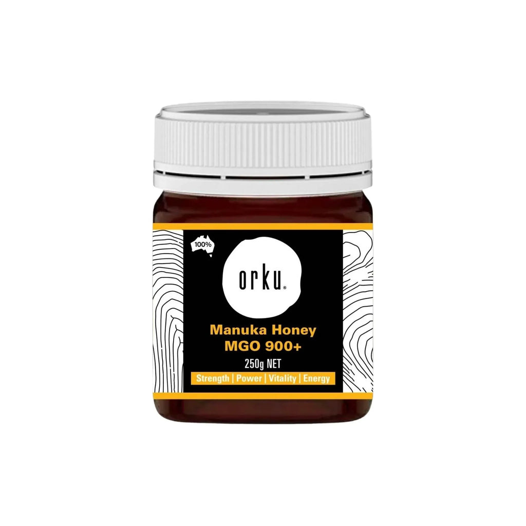 Orku 250g MGO 900+ Australian Manuka Honey - 100% Raw Natural Pure Jelly Bush