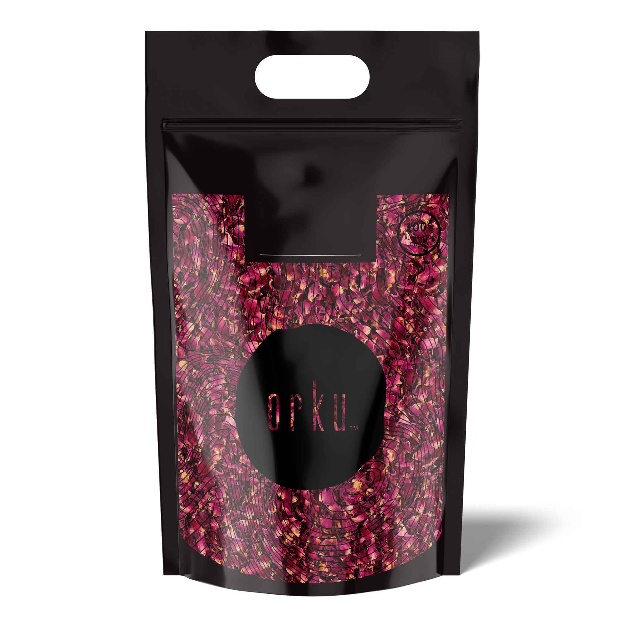 2Kg Bulk Organic Dried Red Rose Petals - Wedding Confetti Rosa Centifolia Flower