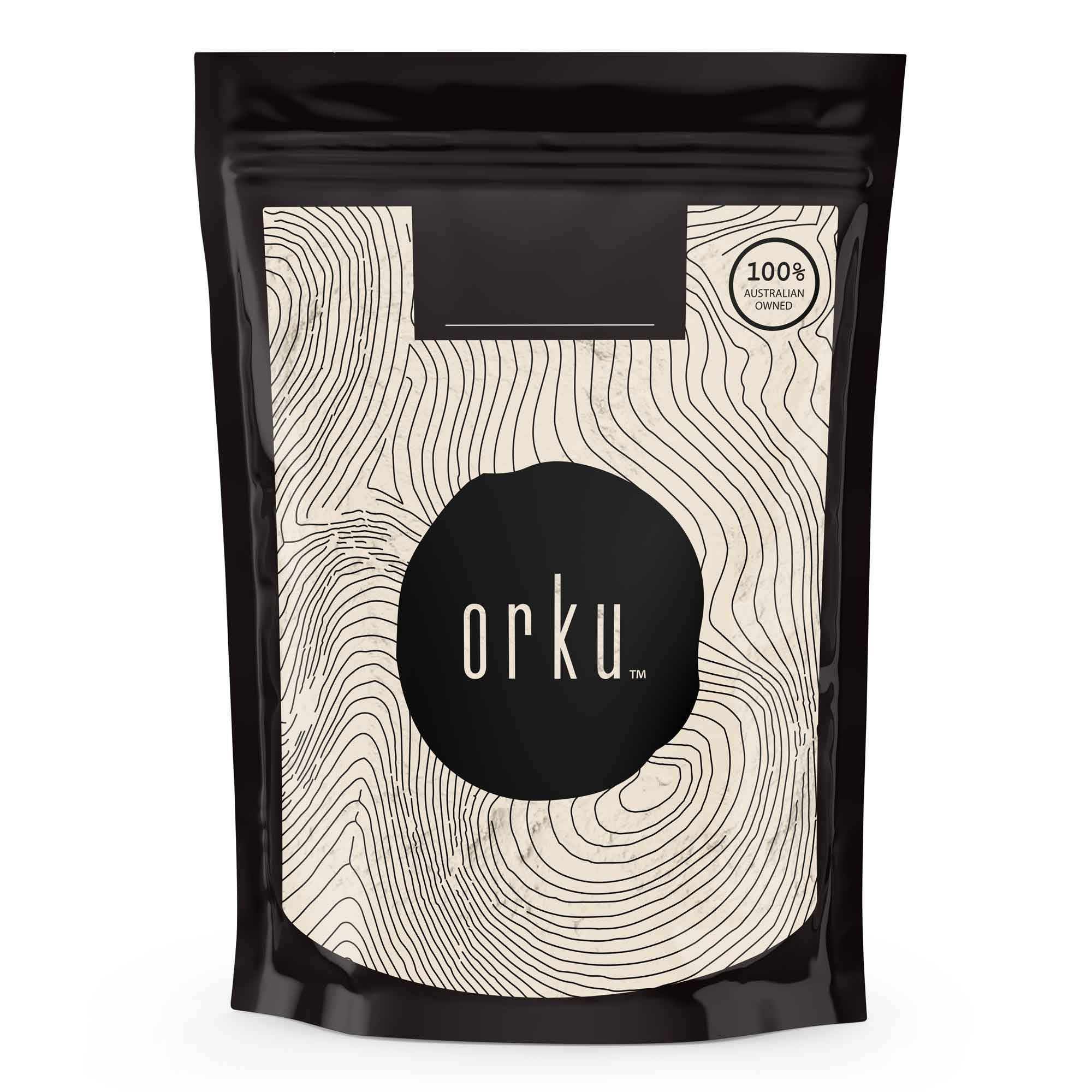Orku 1Kg Xanthan Gum Thickener Pure Fine Powder 200 Mesh FCC E415 Food Additive