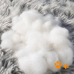 Dog Pet Cat Mat Puppy Warm Soft Cotton Washable Reusable Calming Bed Dark Gray