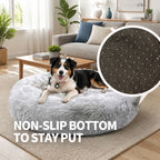 Pet Bed Dog Cat Large Beds Calming Warm Soft Cushion Mattress Plush Comfy 90cm
