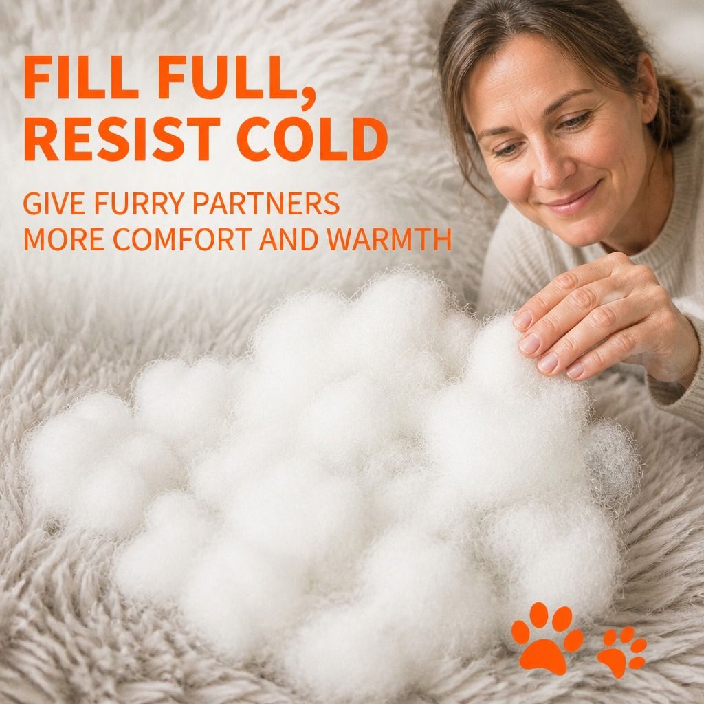 Dog Cat Pet Calming Bed Washable ZIPPER Cover Warm Soft Plush Round Sleeping 120cm