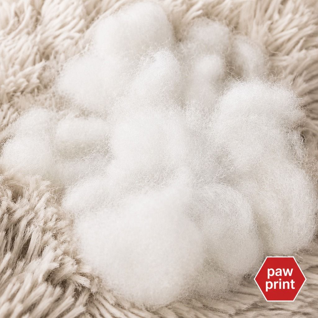 Dog Cat Pet Calming Bed Warm Soft Plush Round Nest Comfy Sleeping Kennel Cave 90