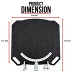 2 pc Aluminum Wheel Alignment Turntable Pair 360° Rotating Turn Plate 2 Ton