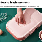 Drawer Type Eggs Tray Fruit Storage Box Kitchen Stacking Holder Food Container - White