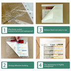 Plastic Bags 100PCS Transparent Zip Lock Clear Resealable Storage Packaging - 8x12cm