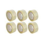 Clear Packing Tape 48mm x 100m for Carton Sealing 6 to 48 Rolls - 6 Rolls