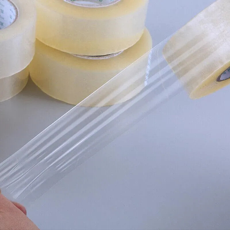 Clear Packing Tape 48mm x 100m for Carton Sealing 6 to 48 Rolls - 6 Rolls
