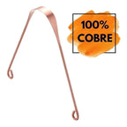 Pure Copper Tongue Scraper Cleaner Thick 12Gm Ayurvedic Dental Hygiene Oral Care - 1PC
