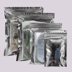Plastic Self Sealing Bags 100PCS Anti Static Semi Transparent Resealable - 6x9cm