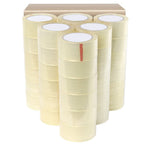 36x 100m Rolls Silent Clear Heavy Duty Packing Packaging Low Noise Tape (48mm Width) Bulk