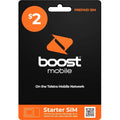 Boost Mobile $2 Prepaid SIM Card Starter Kit