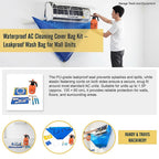 Waterproof AC Cleaning Cover Bag Kit – Leakproof Wash Bag for Wall Units