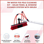 7m Water Fed Pole Cleaning Kit – Solar Panel & Window Cleaner System with Brush