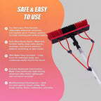 7m Water Fed Pole Cleaning Kit – Solar Panel & Window Cleaner System with Brush
