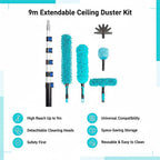 9m Extendable Ceiling Duster Kit – Heavy Duty Telescopic Pole Cleaner