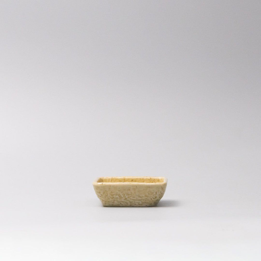 Sauce Dish Squared 8cm Biscuit Glaze