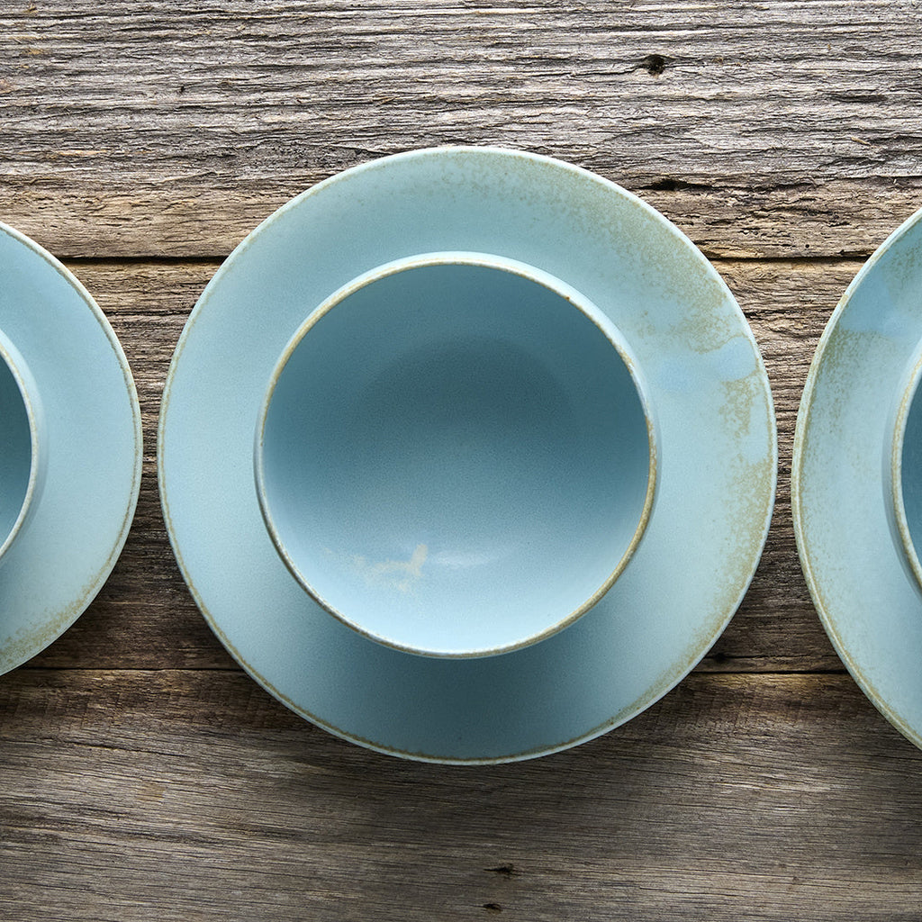 Tea Cup 8cm 120ml Soda Blue Glaze