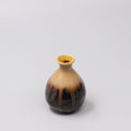 Sake Jug 180ml Black Gloss Sunflower Drip Glaze