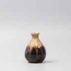 Sake Jug 180ml Black Gloss Sunflower Drip Glaze