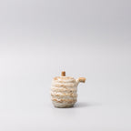 Soy Pot Rustic White Sand