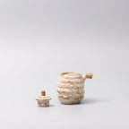 Soy Pot Rustic White Sand