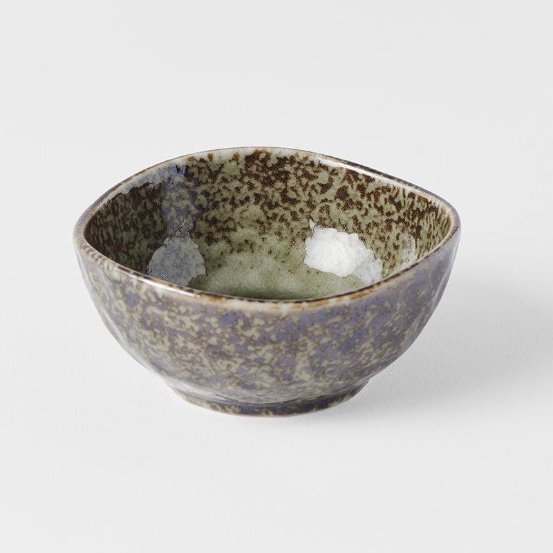 Sauce Dish Organic Shape 8.5cm Sage Green Glaze