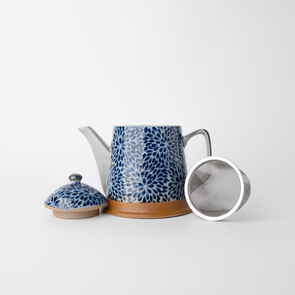 Teapot 400ml Chrysanthemum Design