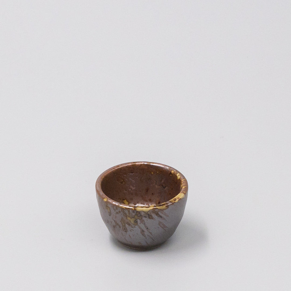 Sake Cup 30ml Brown blend Speckle Glaze