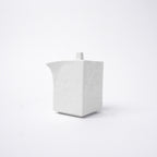 Soy Pot Squared 150ml Textured White Glaze