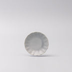 Sauce Dish 8cm Scallop Ice Blue Gloss Glaze