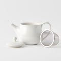 Teapot 400ml Matte White Glaze