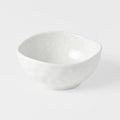 Sauce Dish Organic Shape 9cm Kanso Soft White Glaze