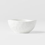 Sauce Dish Organic Shape 9cm Kanso Soft White Glaze