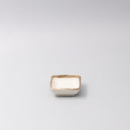 Y2472 Sauce Dish Square 7cm Flax Glaze