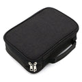 Black Large Capacity 72-Slot Pencil Case - Multi-functional Oxford Cloth Storage for Students, Artists & Stationery (23x7x16 cm, 228g)