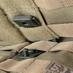 10 Pack Black MOLLE Clip Tactical Strap-Management Tool -  Ultralight Portable Backpack Buckle for Tactical Outdoor Gear Attachment