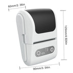 Black Portable Bluetooth Thermal Label Printer – Compact, Ink-Free Mini Label Maker for Home, Office, and Small Business Use in Australia