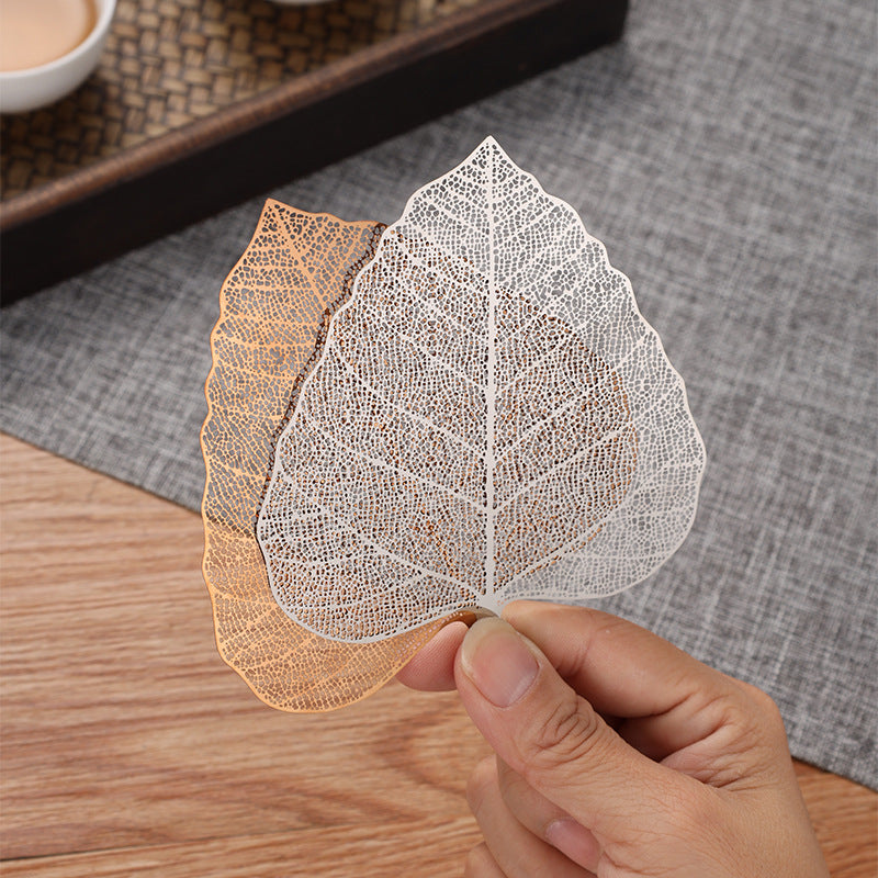5-PCS Iridescent 304 Stainless Steel Bodhi Leaf Tea Strainer Creative Fine Mesh Tea Filter Infuser for Loose Leaf Tea Australian Home Tea Set Accessory