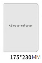 2PCS Green Vintage A5 PU Leather Journal with Leaf Charm - Ring Bound Refillable Notebook Set