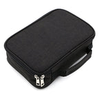 Black72-Slot Pencil Case  Large Capacity -Oxford Cloth Storage for Students, Artists & Stationery (23x7x16 cm, 228g)
