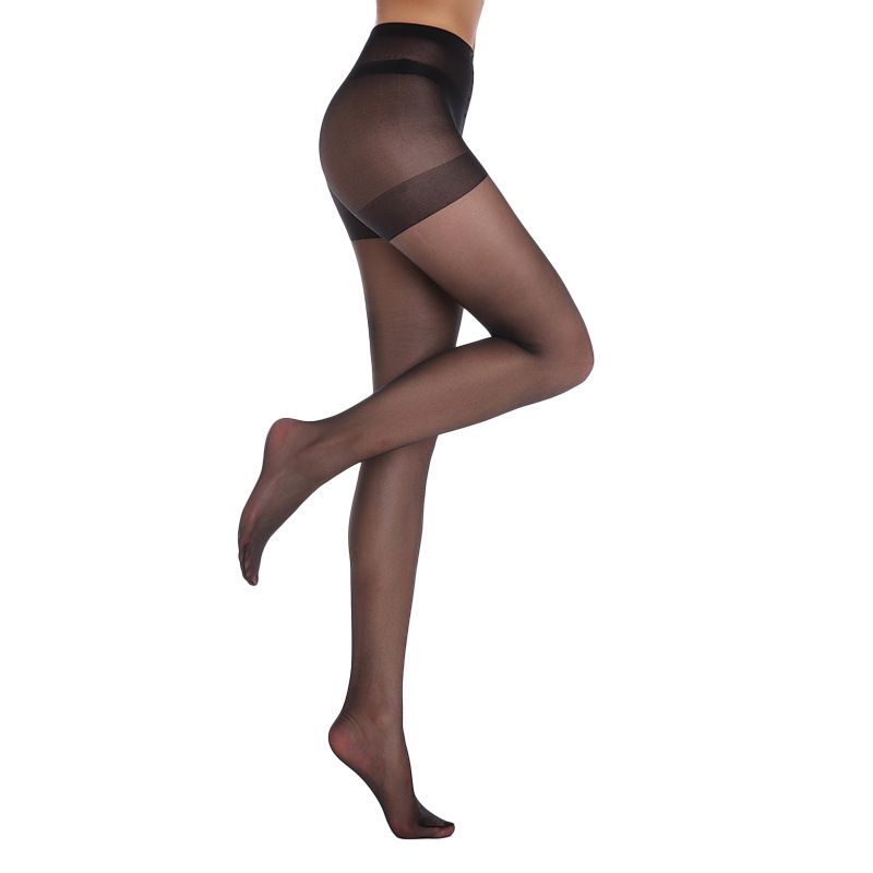Size S 3 Pcs Black Women's 20 Denier Sheer Tights 3 Pack - Snag Resistant Nylon Elastane Pantyhose with Stretch Fit, Single Seam Design