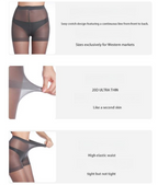 Size L 3 Pcs Black Women's 20 Denier Sheer Tights 3 Pack - Snag Resistant Nylon Elastane Pantyhose with Stretch Fit, Single Seam Design