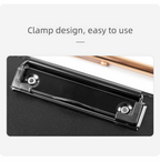 Blue-green Three-Fold Clipboard with Document Holder – PP Material, Compact Design for Medical & Office Use