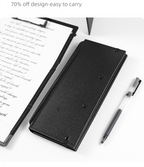 Purple Three-Fold Clipboard with Document Holder – PP Material, Compact Design for Medical & Office Use