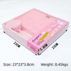 White Plush A5 Notebook and Pom Pom Pen Gift Box with Privacy Lock & Key - Soft Faux Fur Diary, Secure Personal Journal, Perfect Gift-Ready Stationery for Girls and Teens