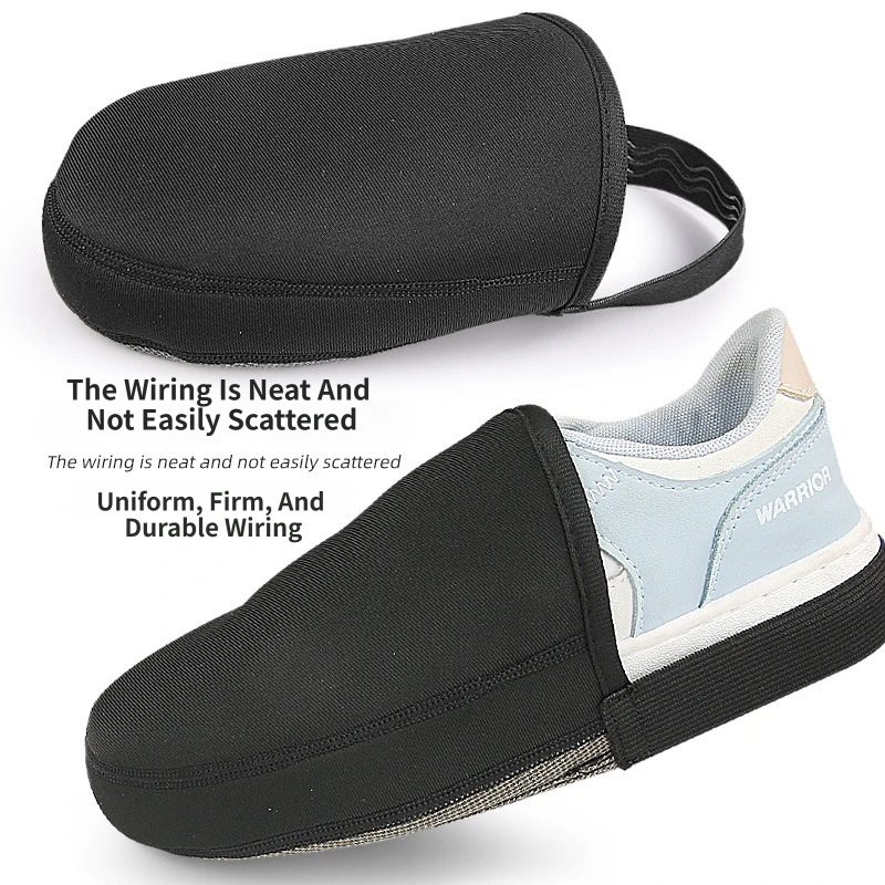 L Size Waterproof & Dustproof Cycling Half Shoe Covers, Windproof Warm Lycra Toe Cover with Dual Elastic Anti Slip Strap and Quick-Wear Design for Winter Road Mountain Biking and Outdoor Activities